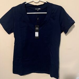 🆕Fashion Nova Navy Not On My Level Top